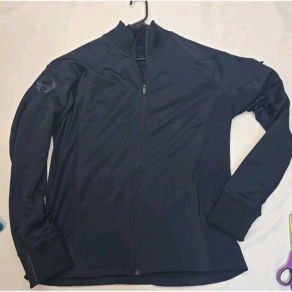 Hylete Apex II MENS XL Jacket Mens Navy Full Zip Performance Athletic Training - Picture 11 of 14